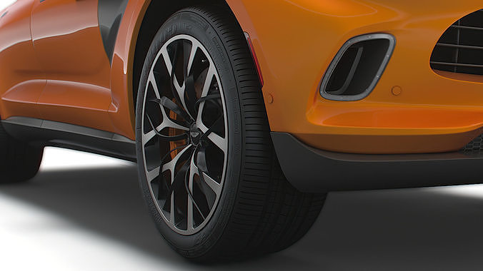 Aston Martin DBX North America 2021 wheel 3D model