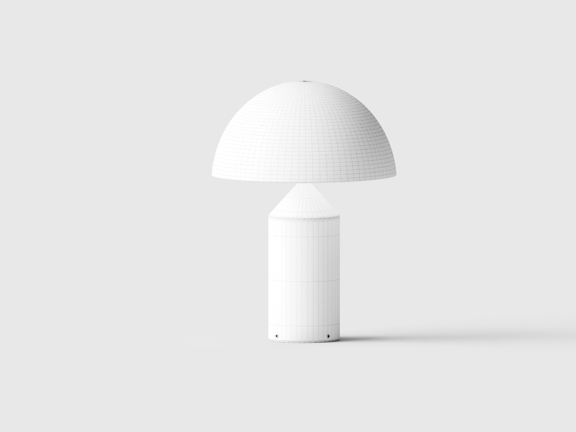 Oluce Atollo Table Lamp 3d model 3D model_3