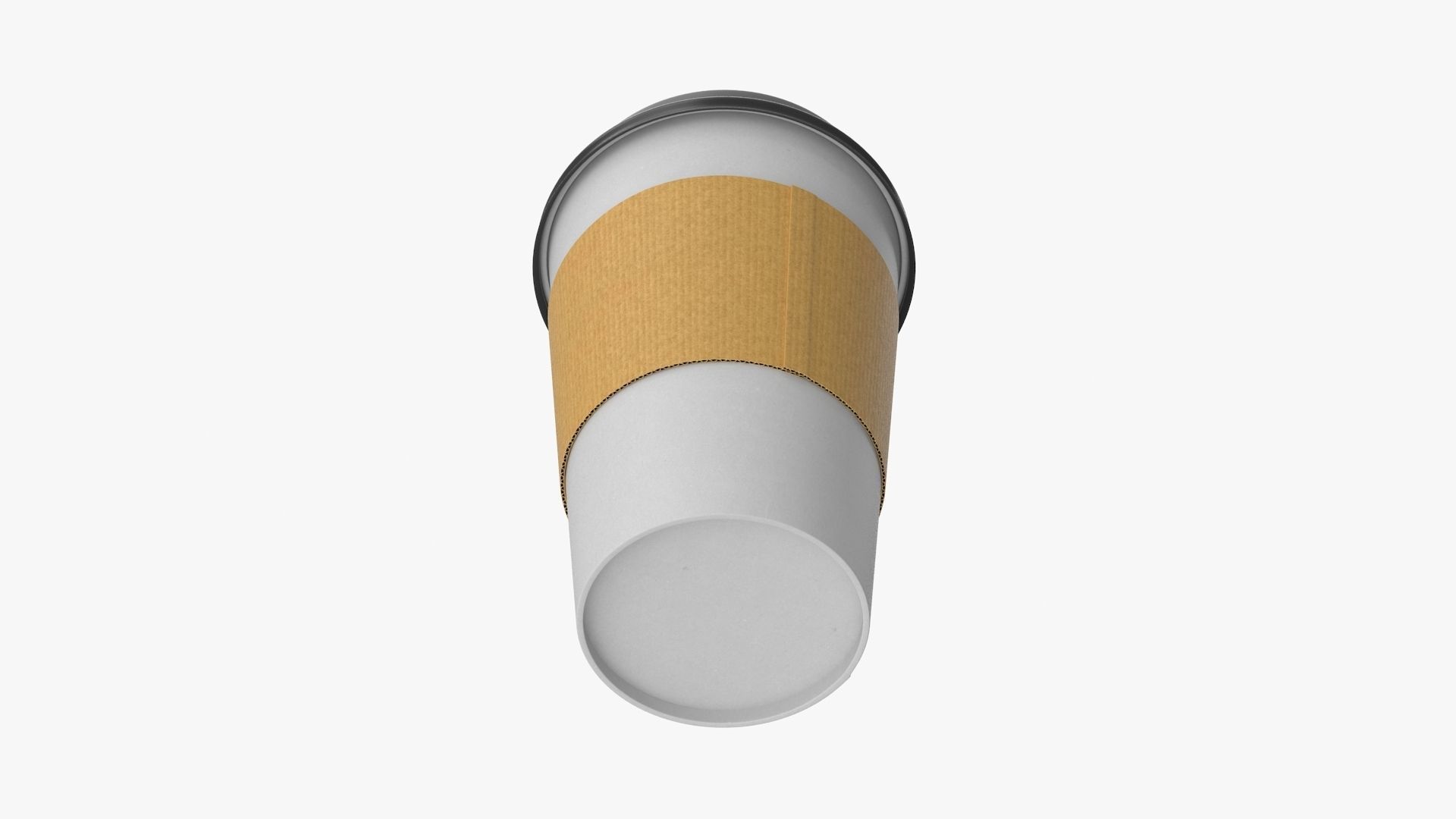Paper Cup Low-poly 3D model_6