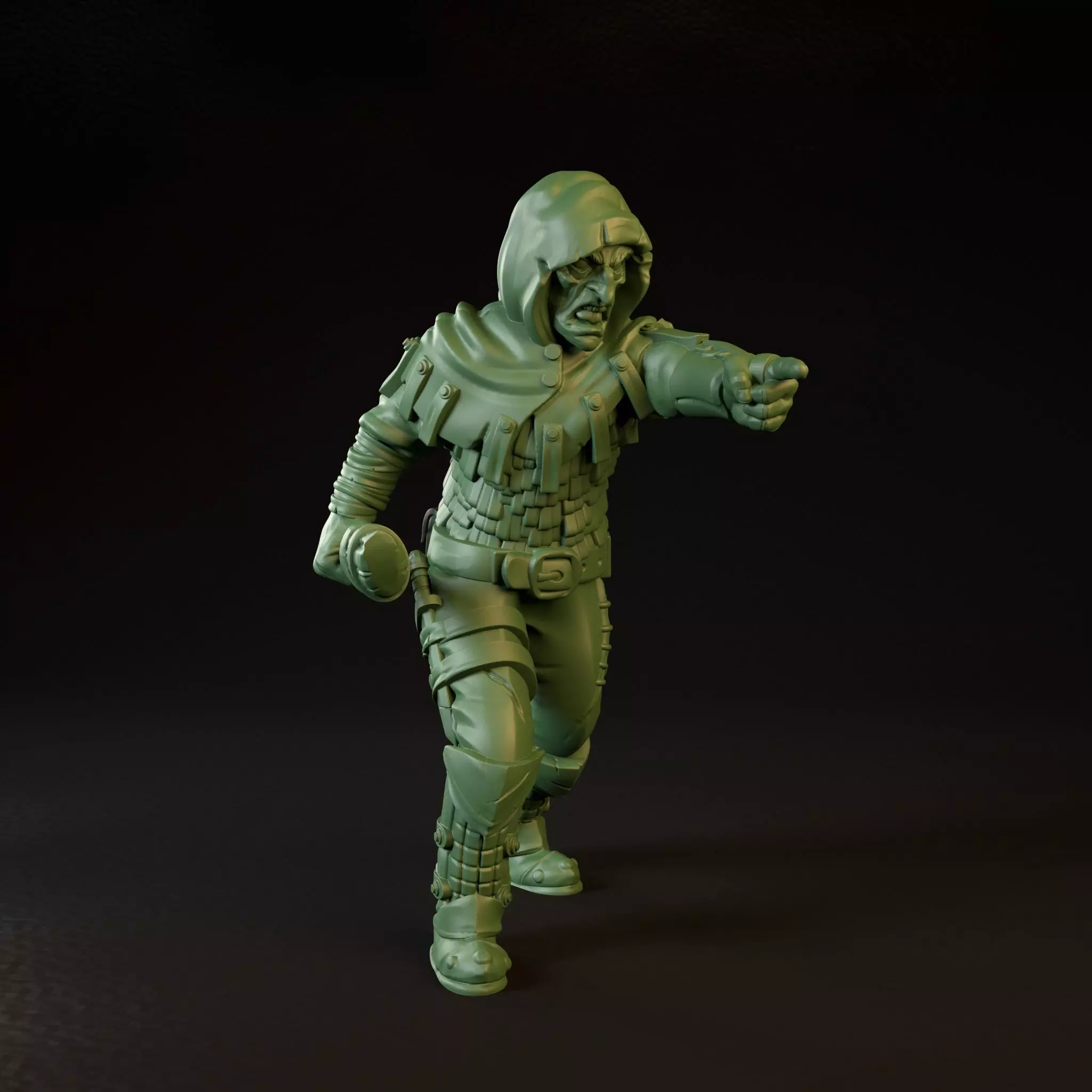 Bandit Pointing Professionally Pre-Supported 3D print model