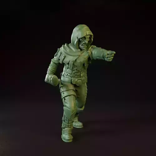 Bandit Pointing Professionally Pre-Supported 3D print model