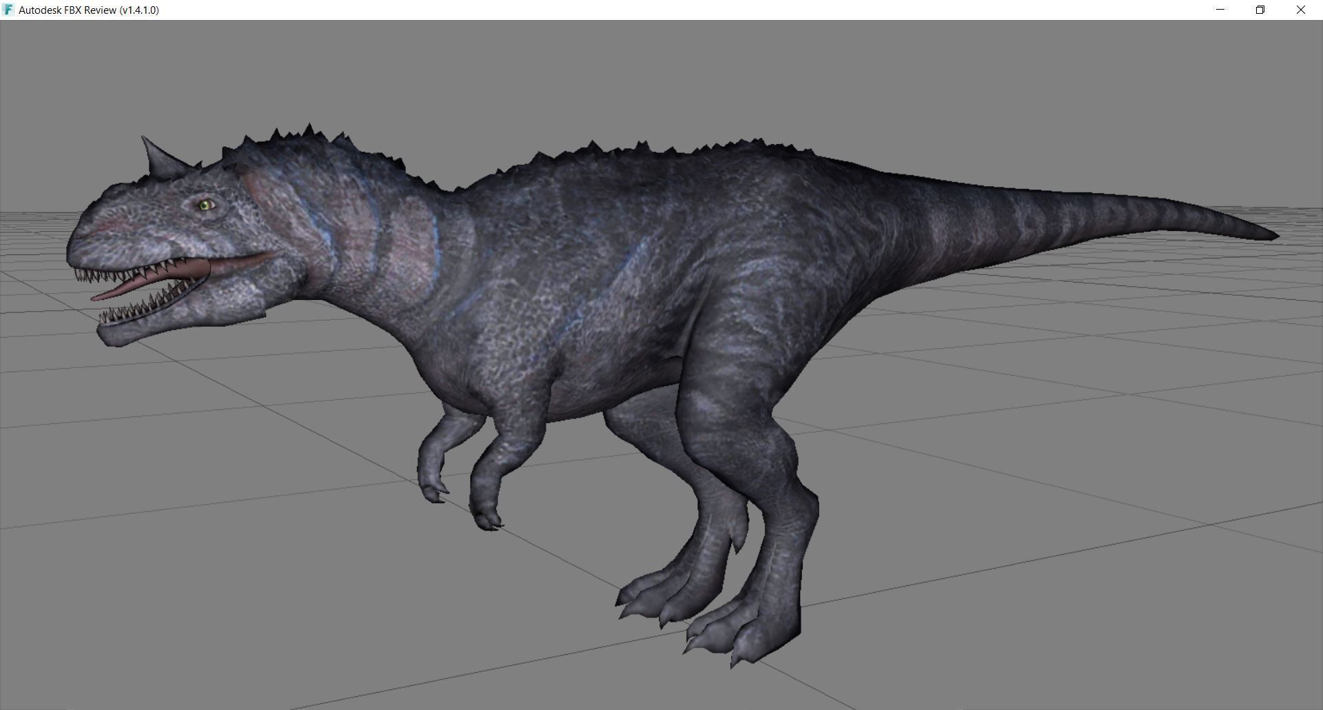 Dinosaur 85 Low-poly 3D model_2
