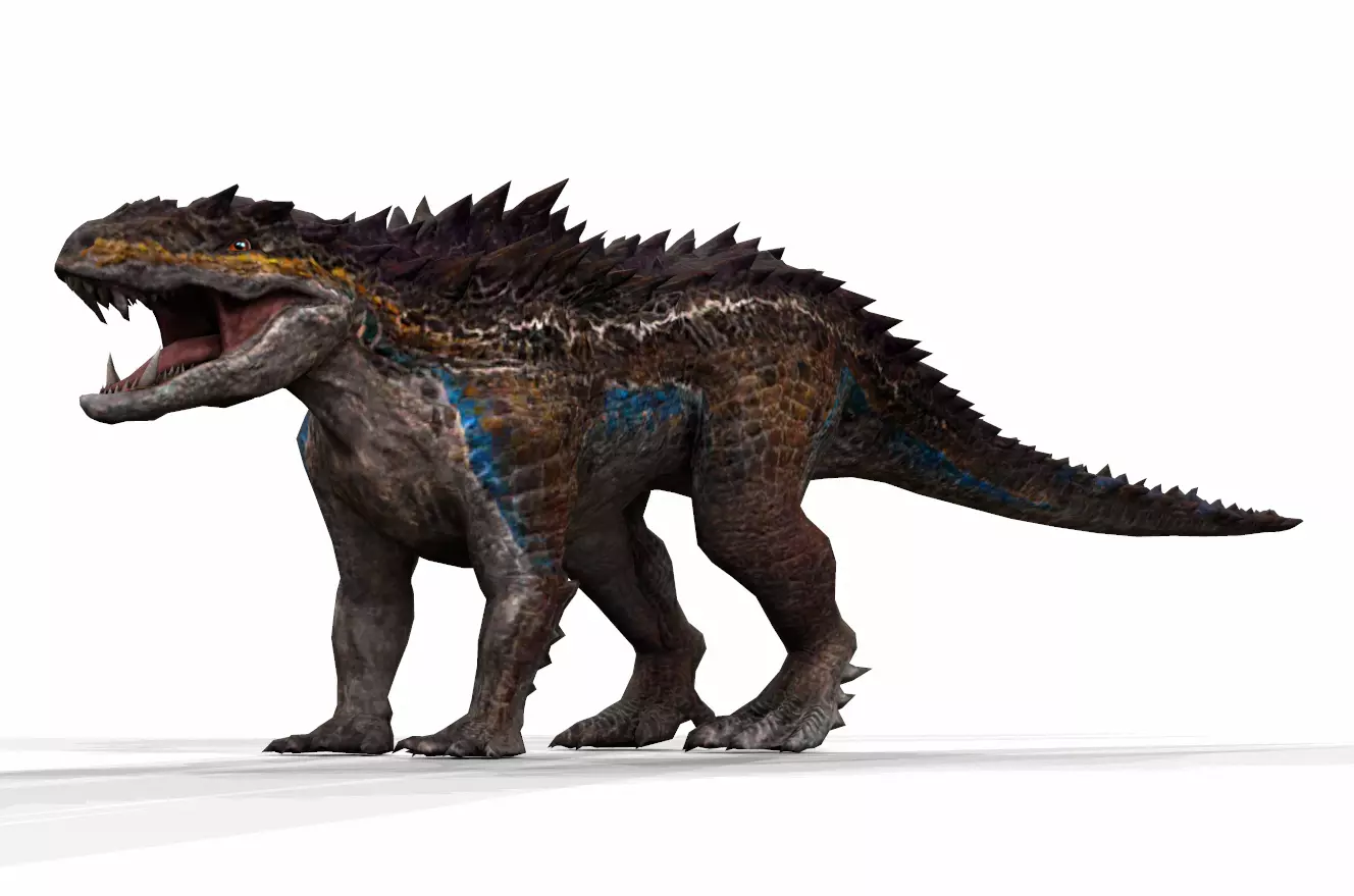 Dinosaur 88 Low-poly 3D model_0