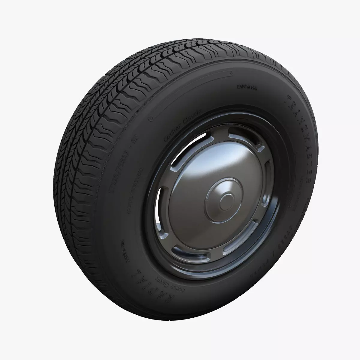 Taxi car wheel 3D model | CGTrader