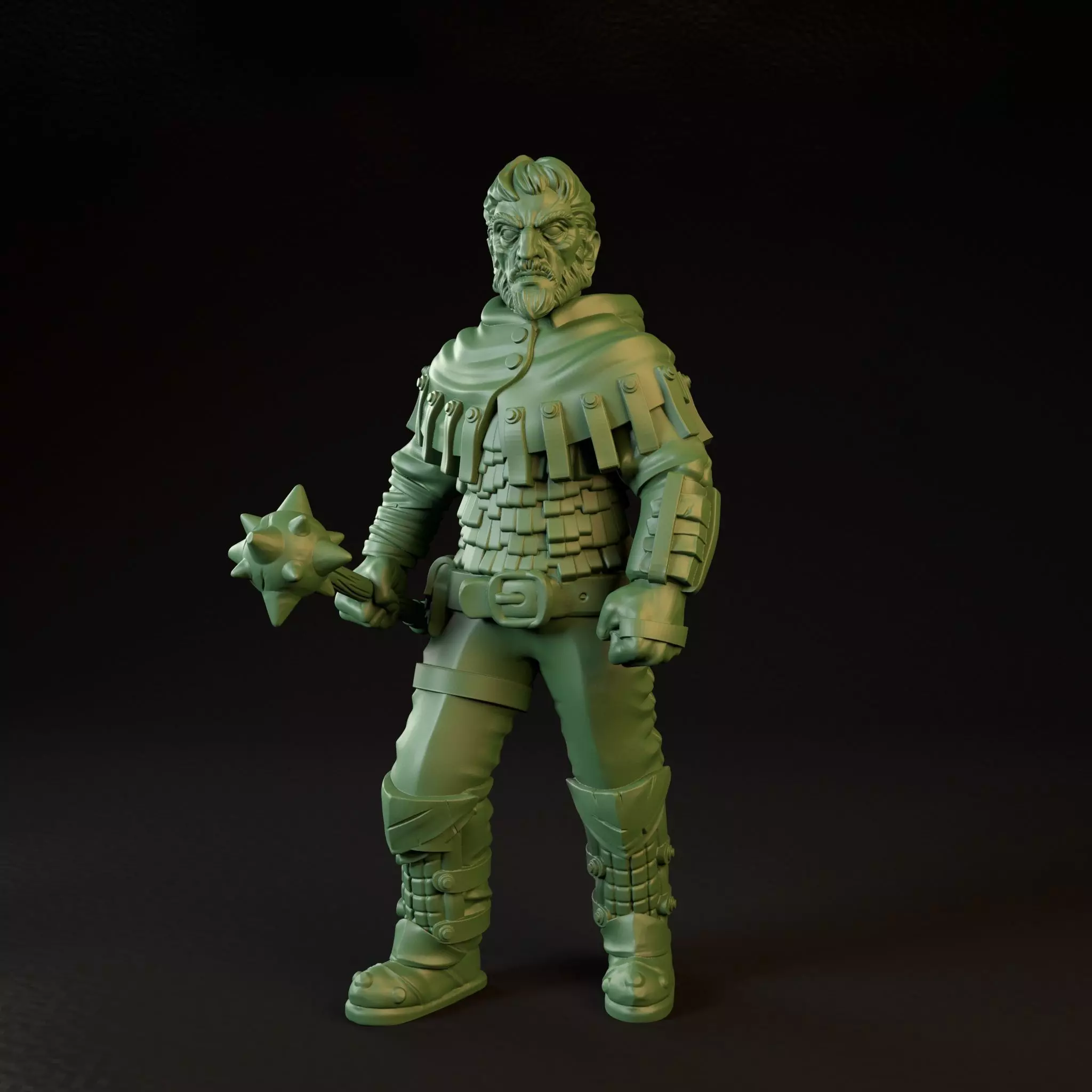 Bandit Maceman Professionally Pre-Supported 3D print model