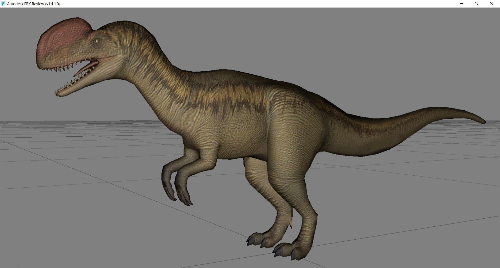 Dinosaur 91 Low-poly 3D model_2