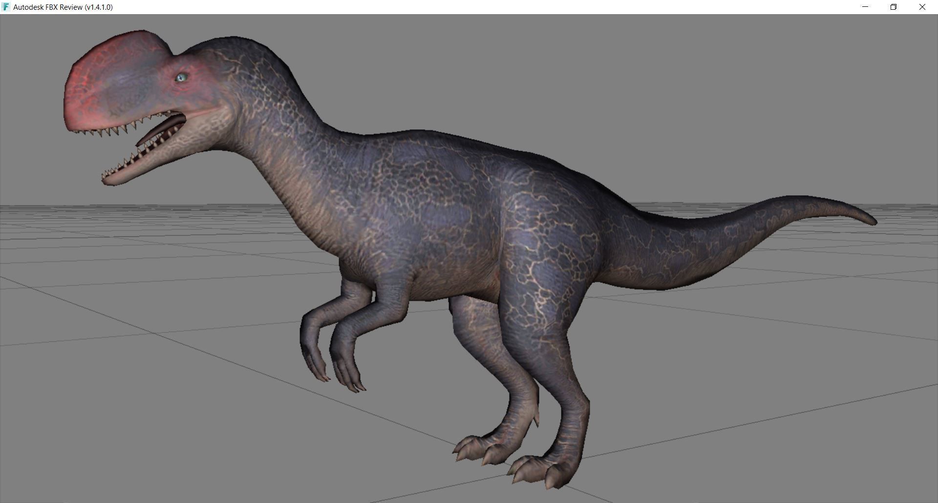 Dinosaur 92 Low-poly 3D model_2