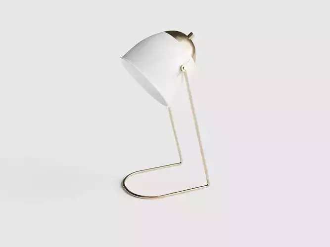 Rockett St George - Little Brass and Ivory Desk Lamp