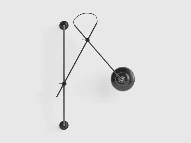 Adjustable 2arms Wall Lamp Woandwe 3d model