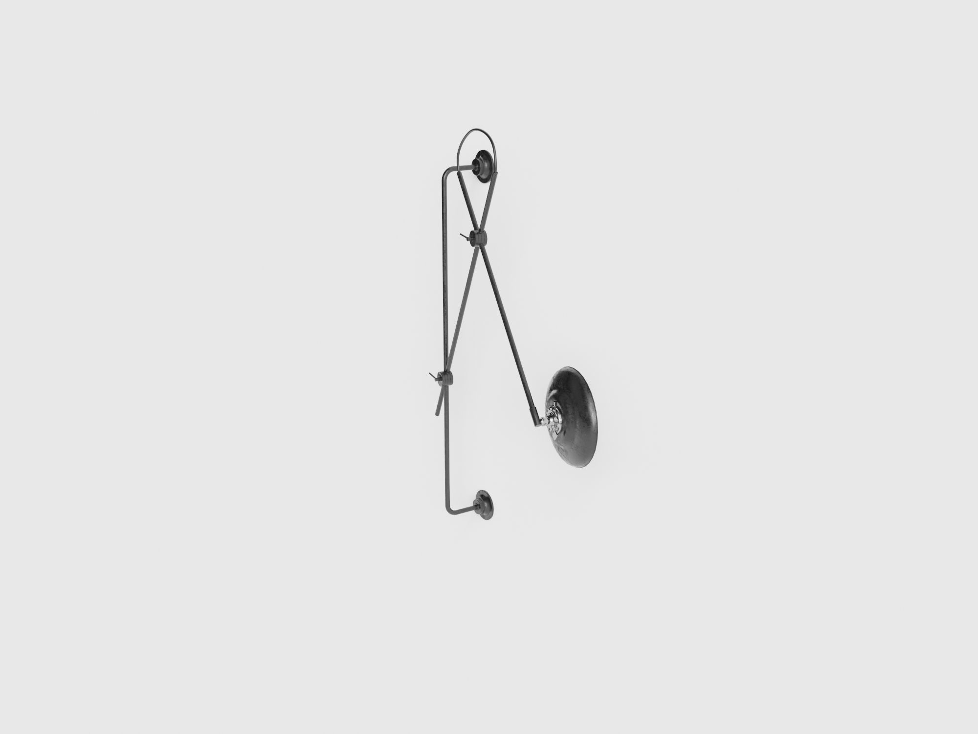 Adjustable 2arms Wall Lamp Woandwe 3d model 3D model_2