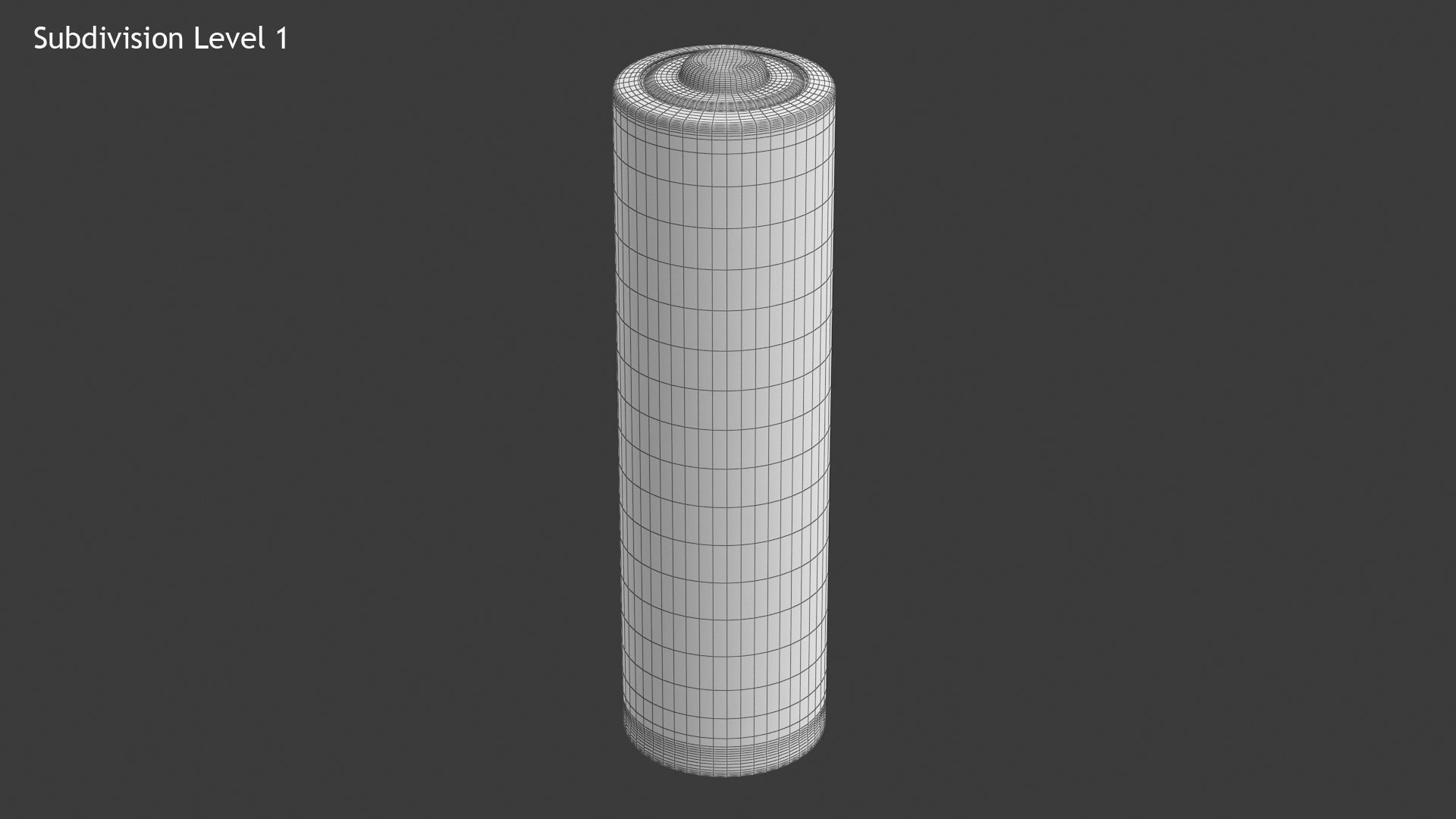 Battery AA Low-poly 3D model_10