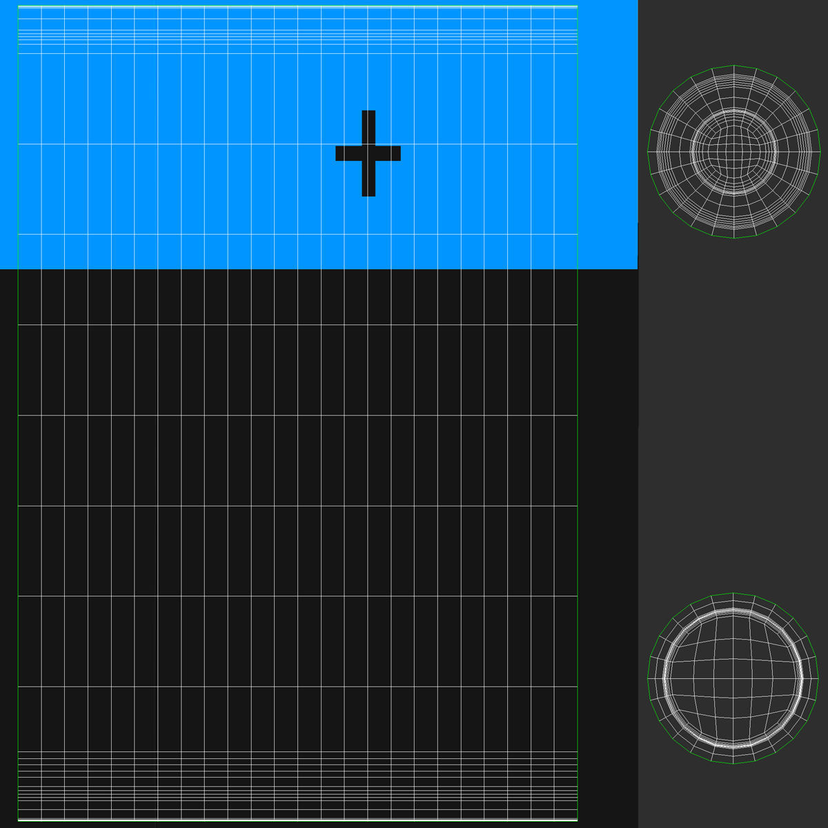 Battery AA Low-poly 3D model_15
