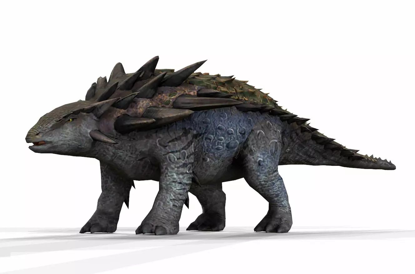 Dinosaur 98 Low-poly 3D model_0