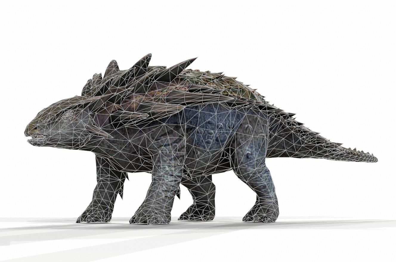 Dinosaur 98 Low-poly 3D model_1