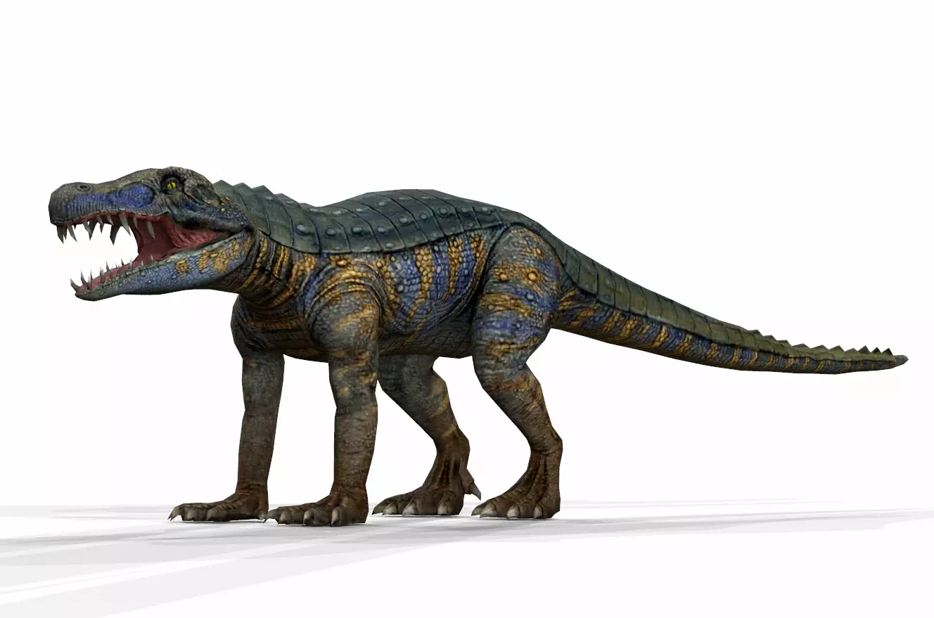 Dinosaur 99 Low-poly 3D model_0