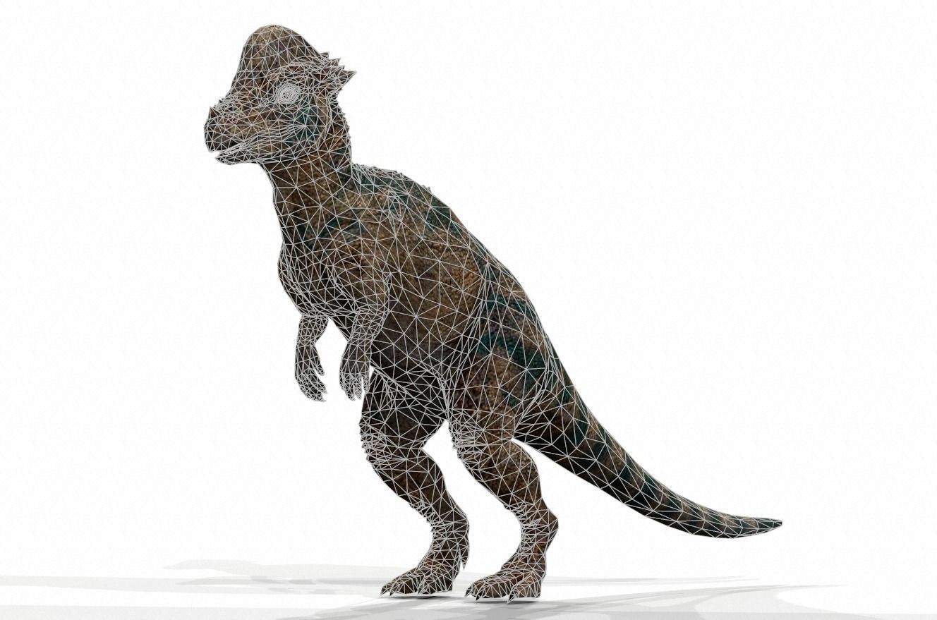 Dinosaur 102 Low-poly 3D model_1