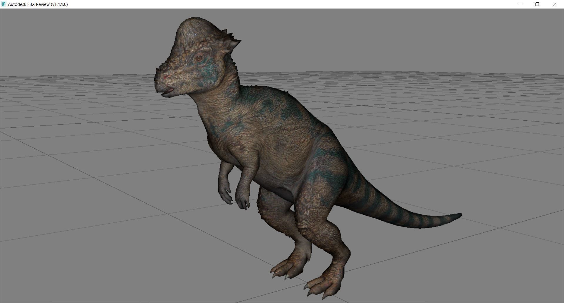 Dinosaur 102 Low-poly 3D model_2