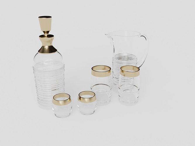Glass Accessories 3D model