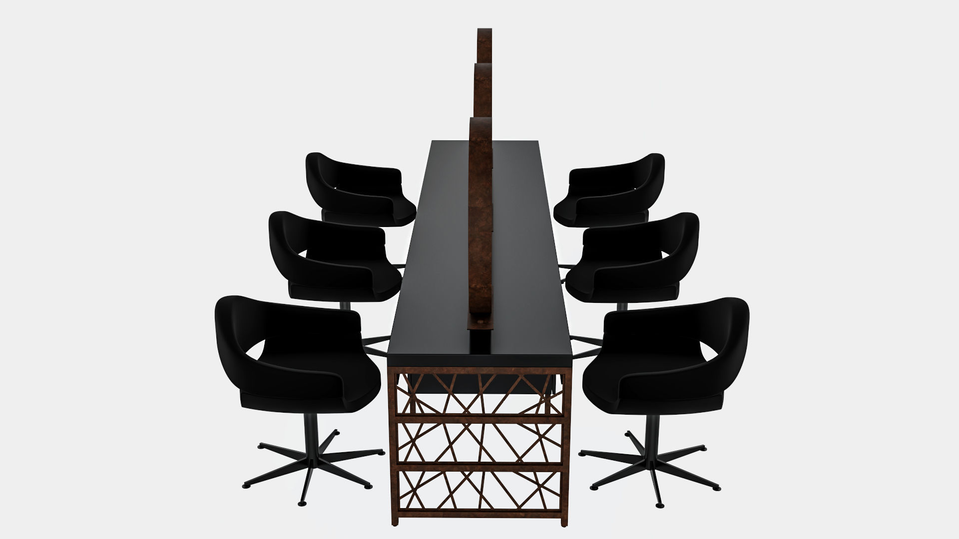 hair table rust 3D model_69