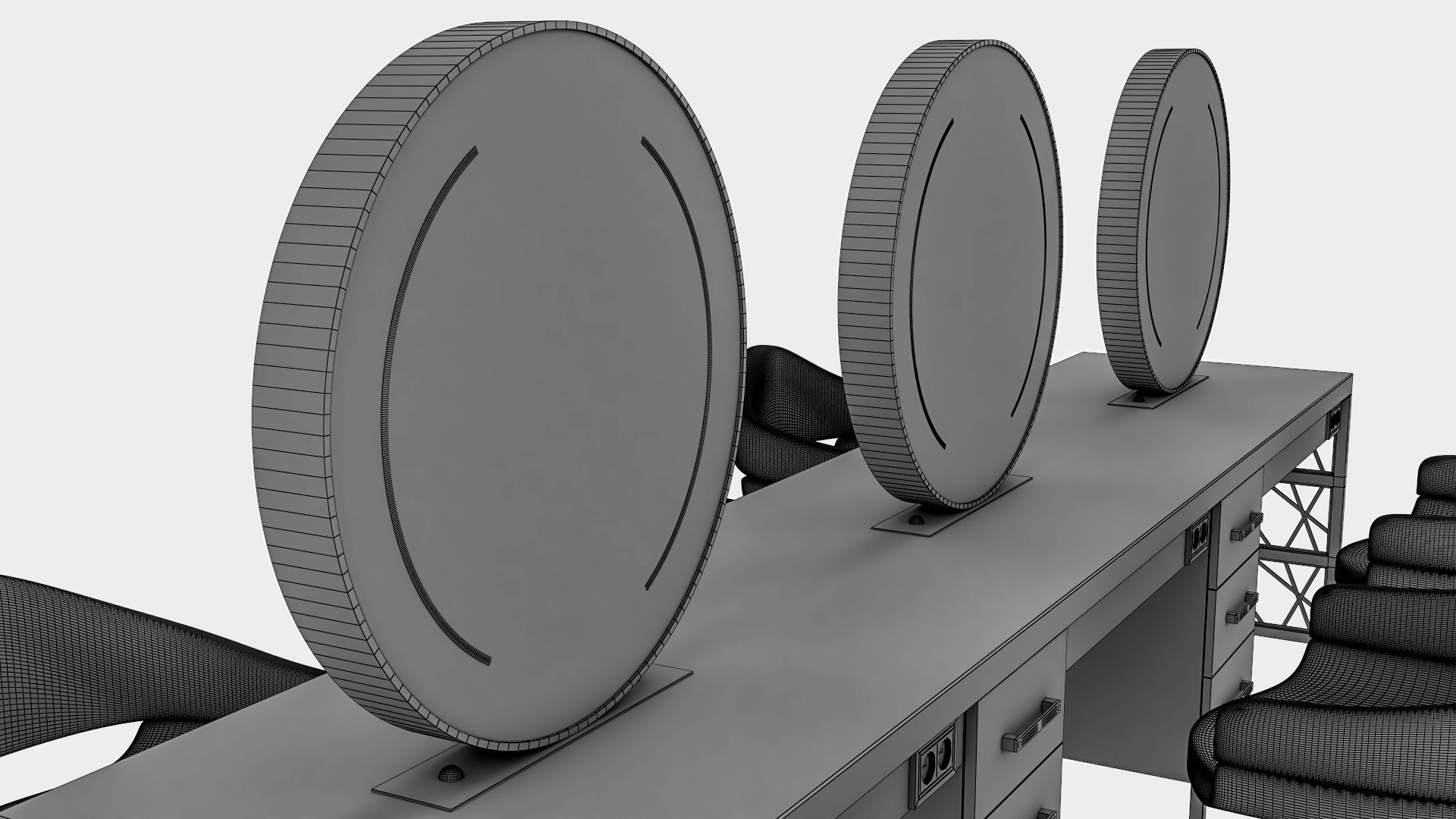 hair table rust 3D model_82