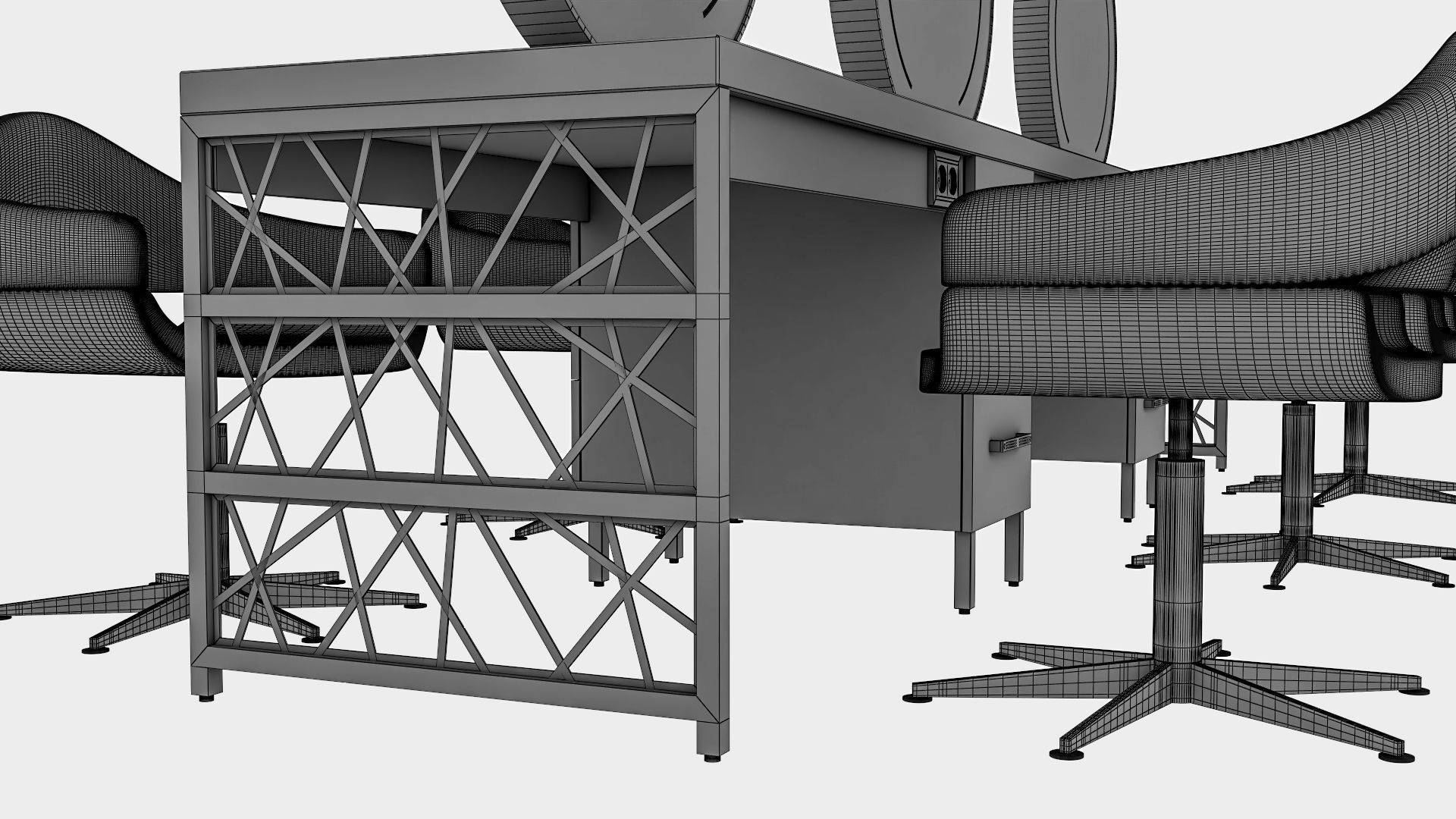 hair table rust 3D model_25