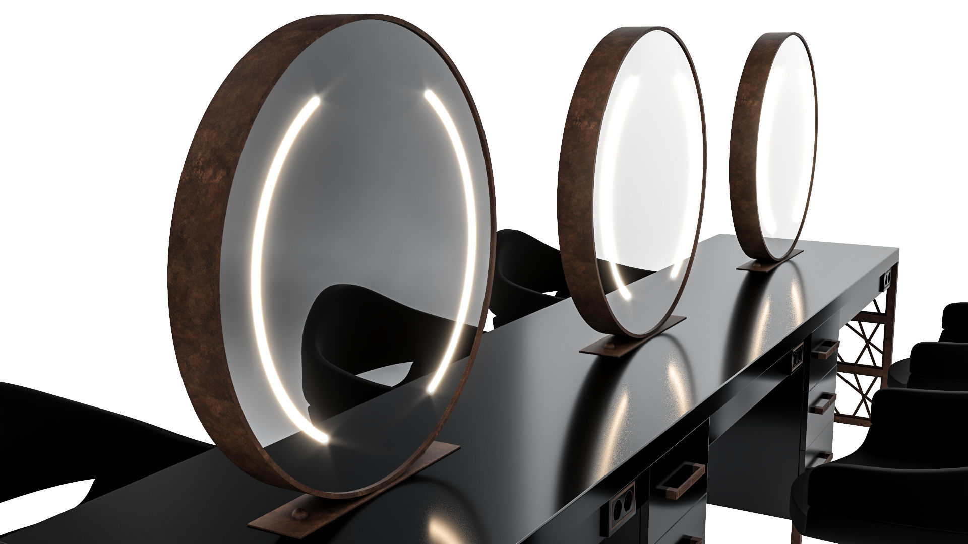 hair table rust 3D model_31