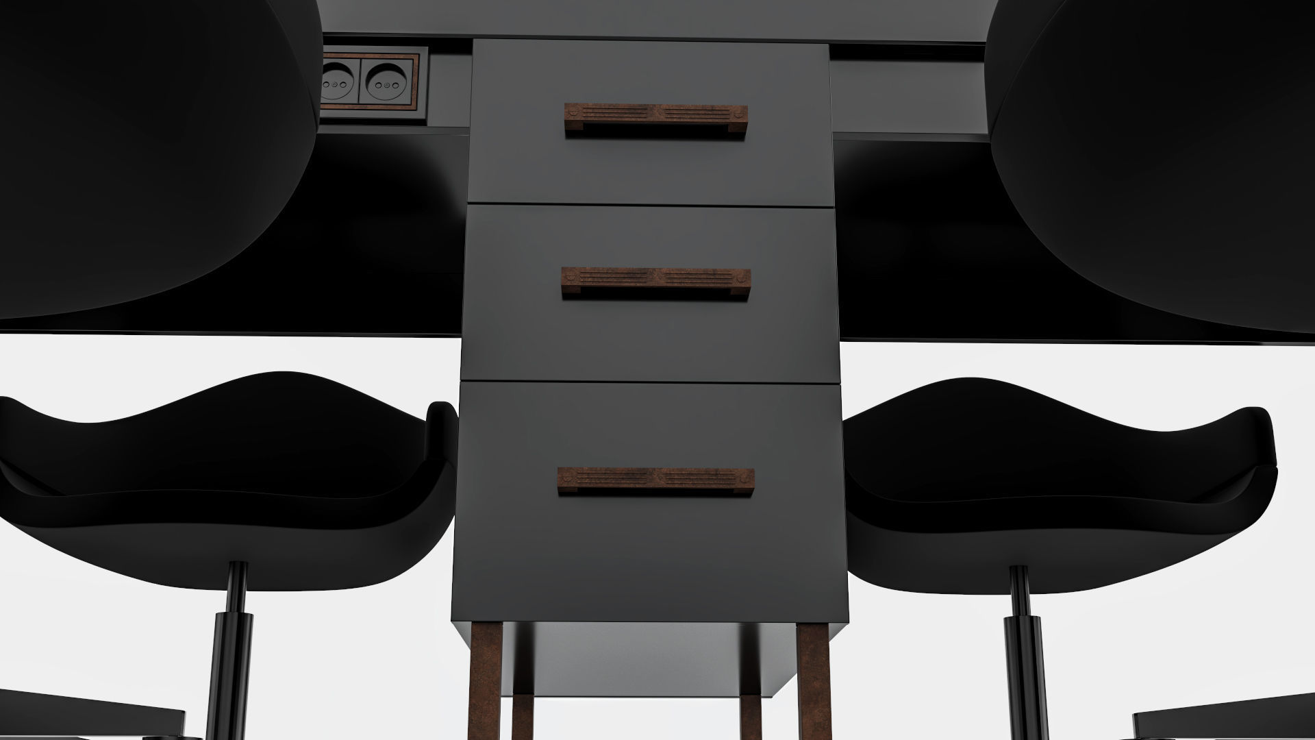 hair table rust 3D model_87