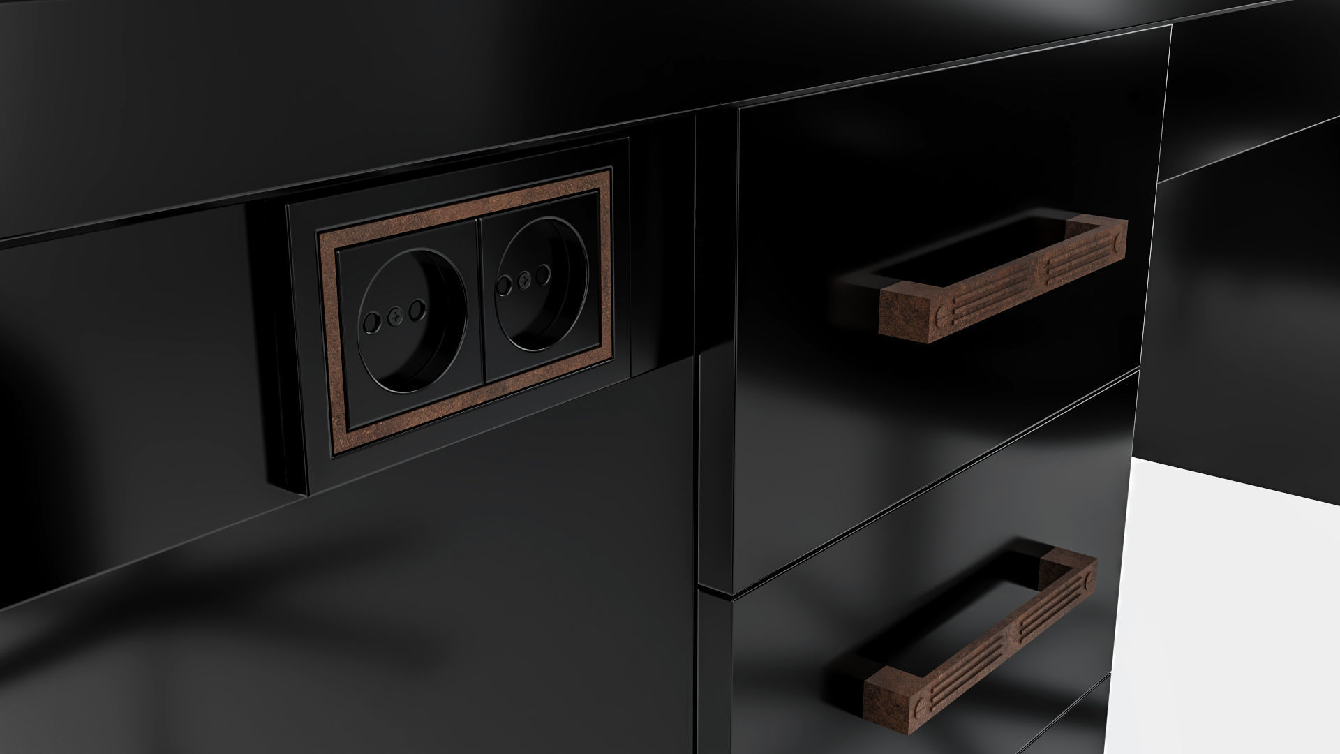 hair table rust 3D model_29