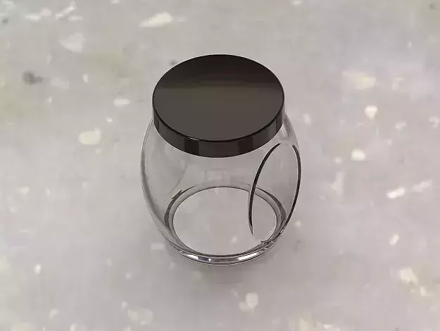 Kitchen Glass Jar Set 3D print model
