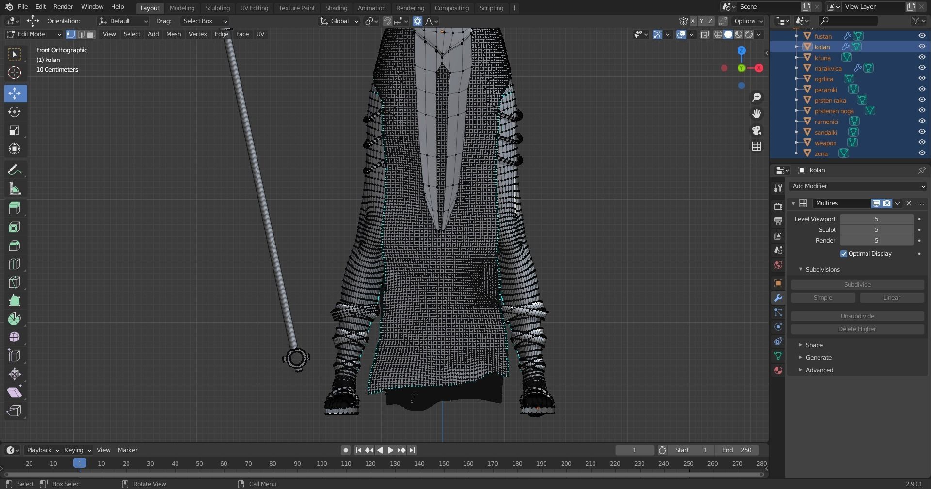 Egyptian Queen 3D model_7