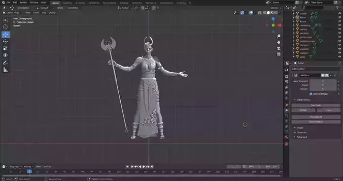 Egyptian Queen 3D model