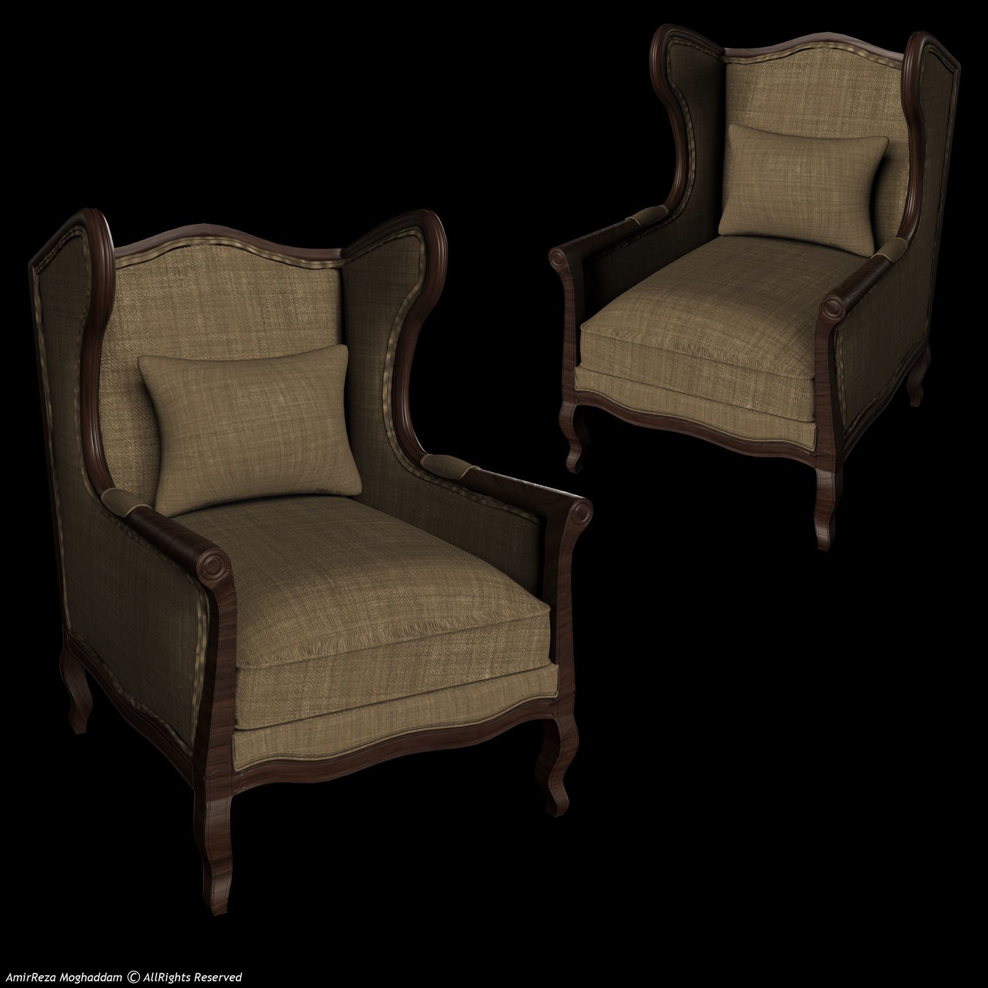 Furniture and Prop Collection Free 3D model_13