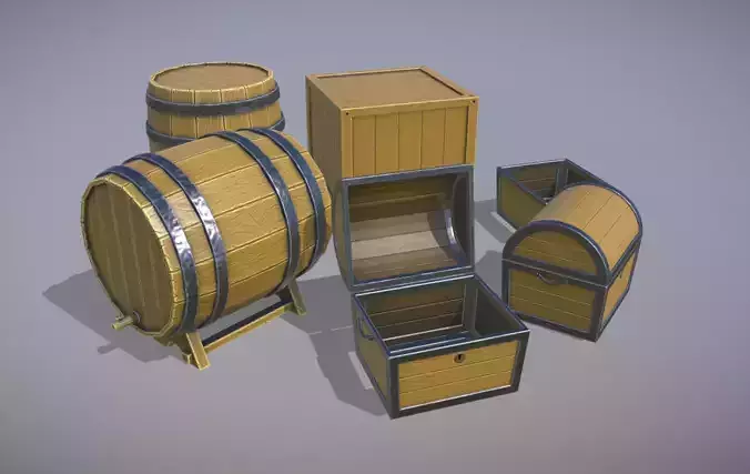 Stylized Wooden Asset Pack