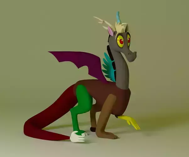Young Discord Model Low-poly 3D model