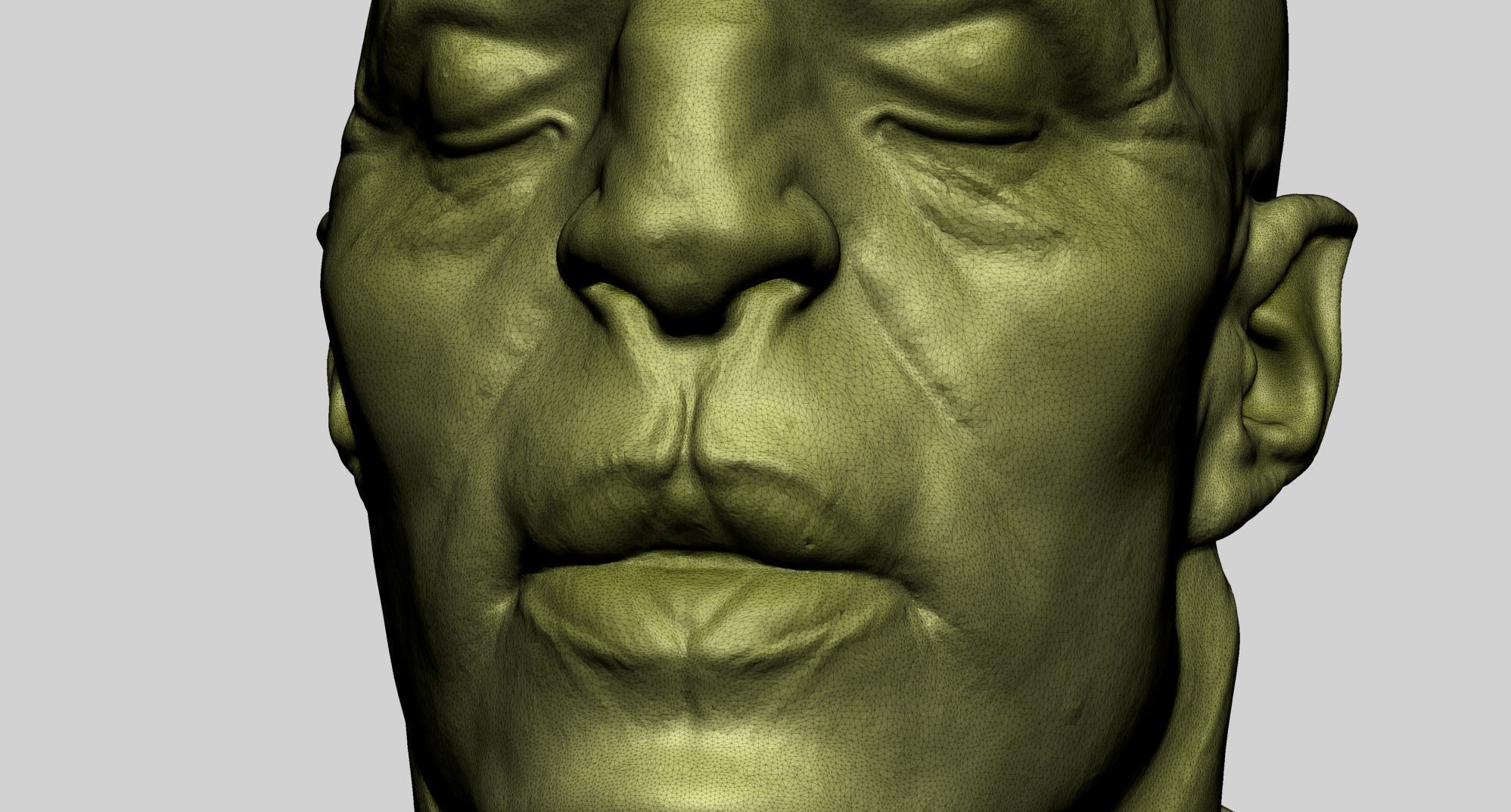 Fantasy Creature Head 06 3D model_7