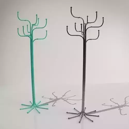 Hanger clothes Free low-poly 3D model