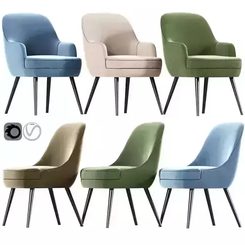 375 Walter Knoll Dining Chair