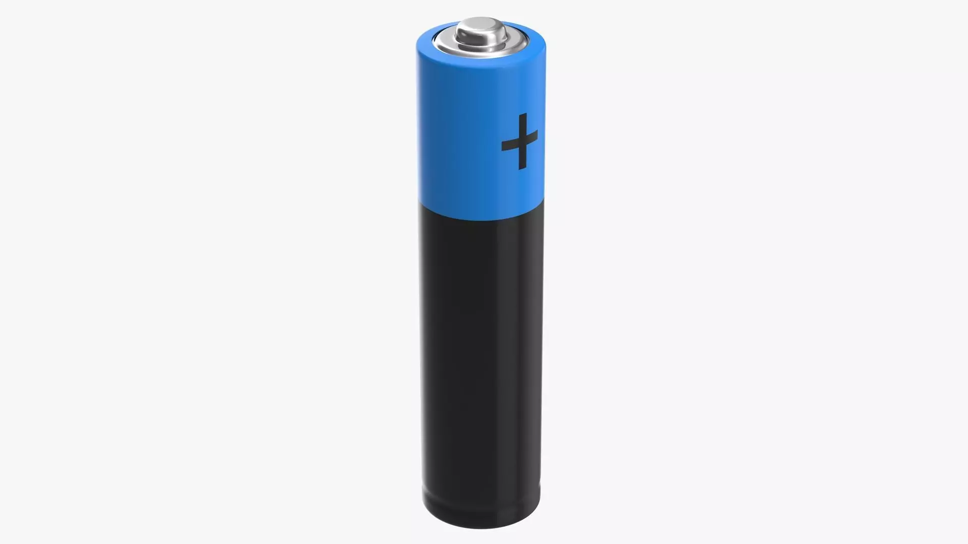 Battery AAA Low-poly 3D model_0