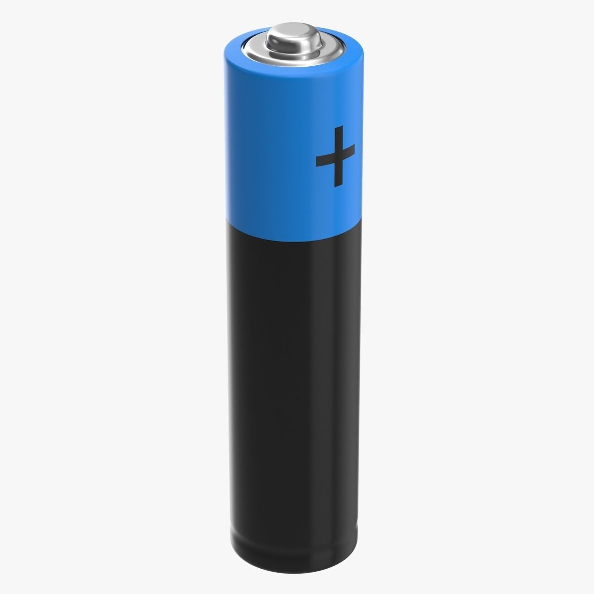Battery AAA Low-poly 3D model_1