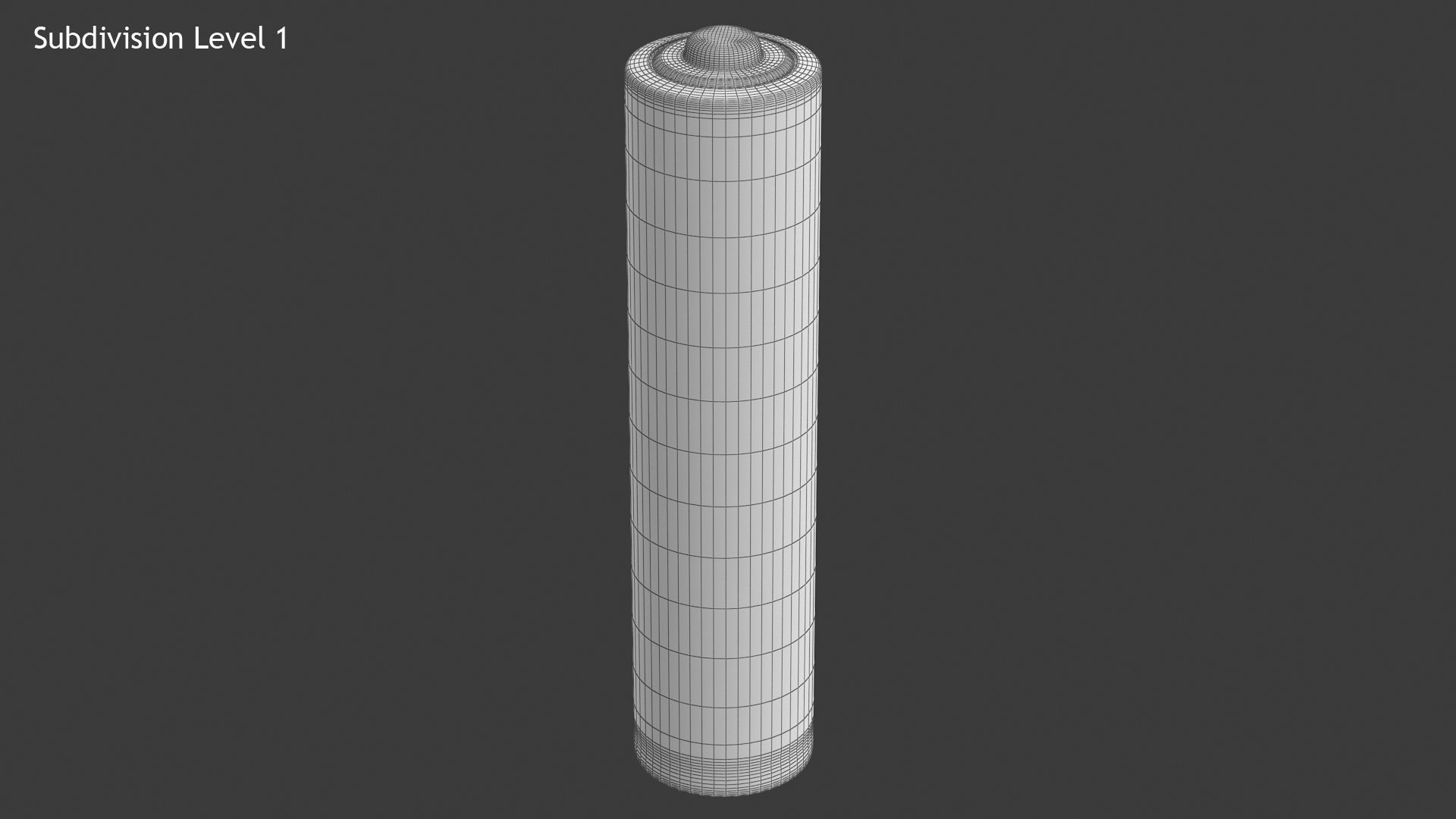 Battery AAA Low-poly 3D model_10