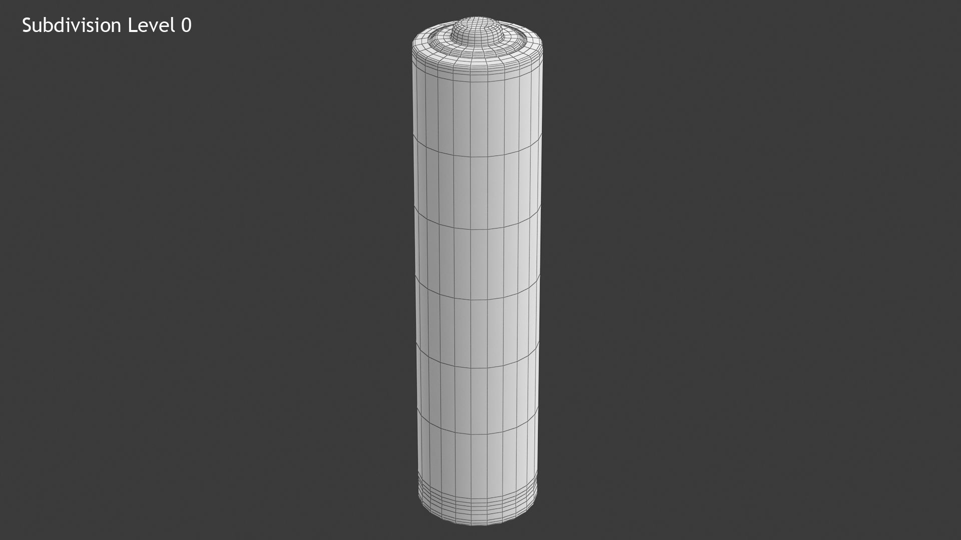 Battery AAA Low-poly 3D model_9