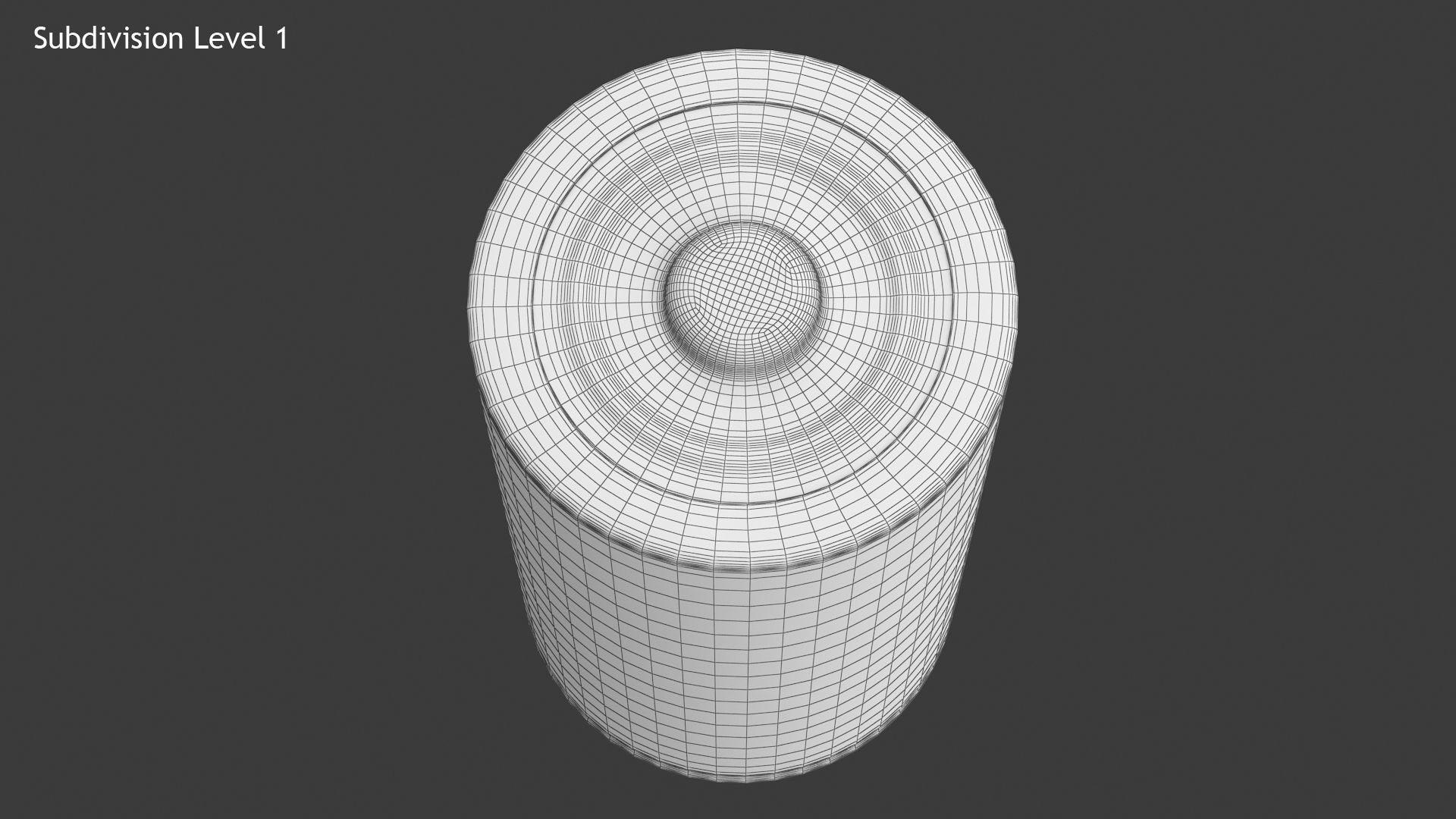 Battery C Low-poly 3D model_14