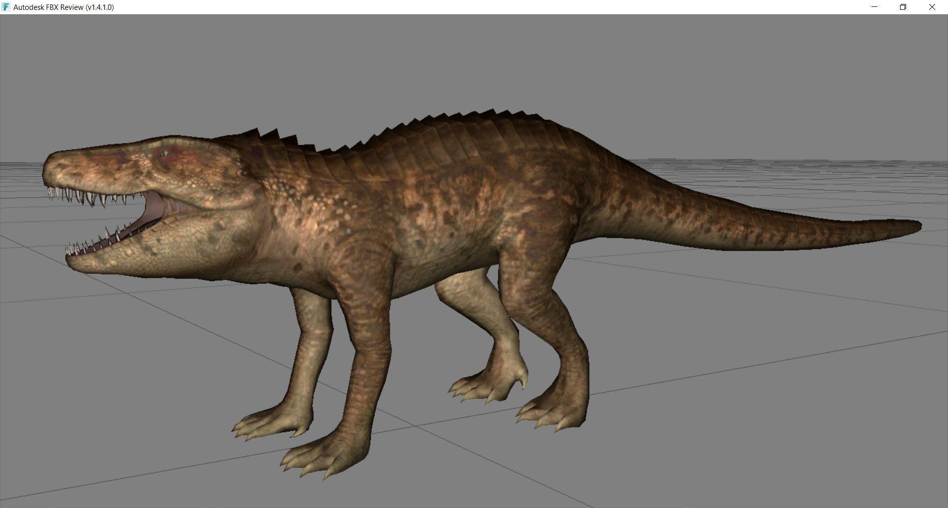 Dinosaur 108 Low-poly 3D model_2