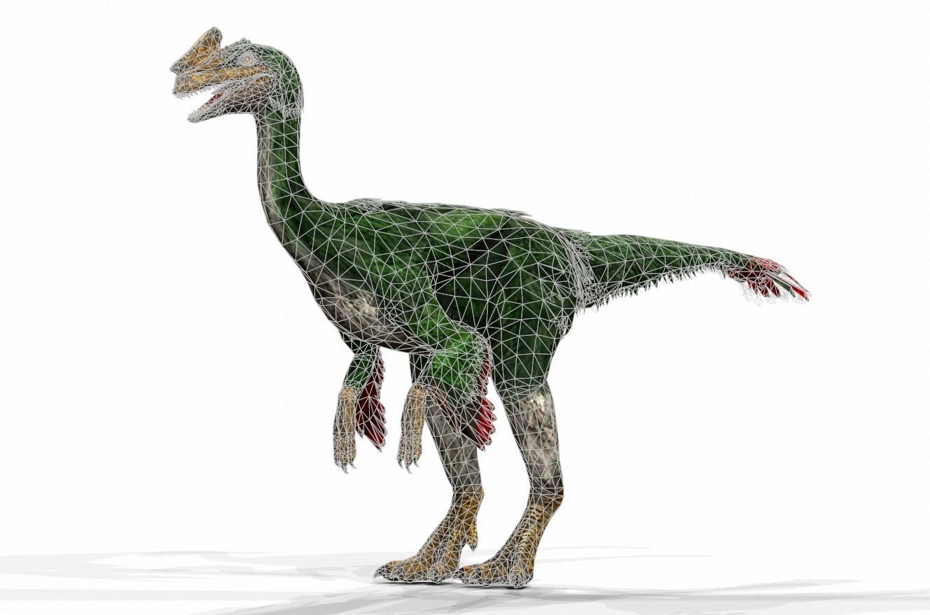 Dinosaur 109 Low-poly 3D model_1