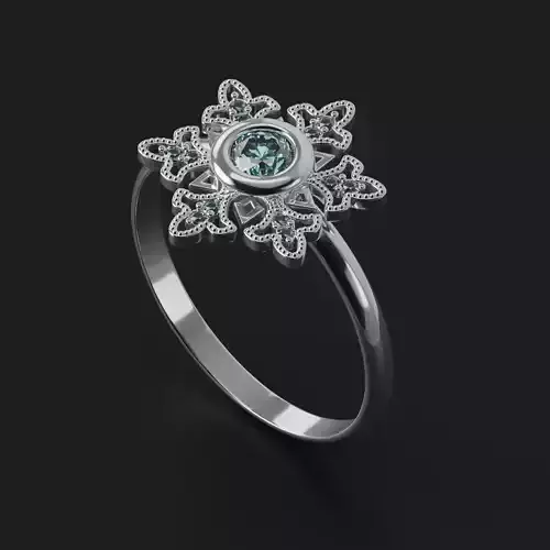 Snowflake ring