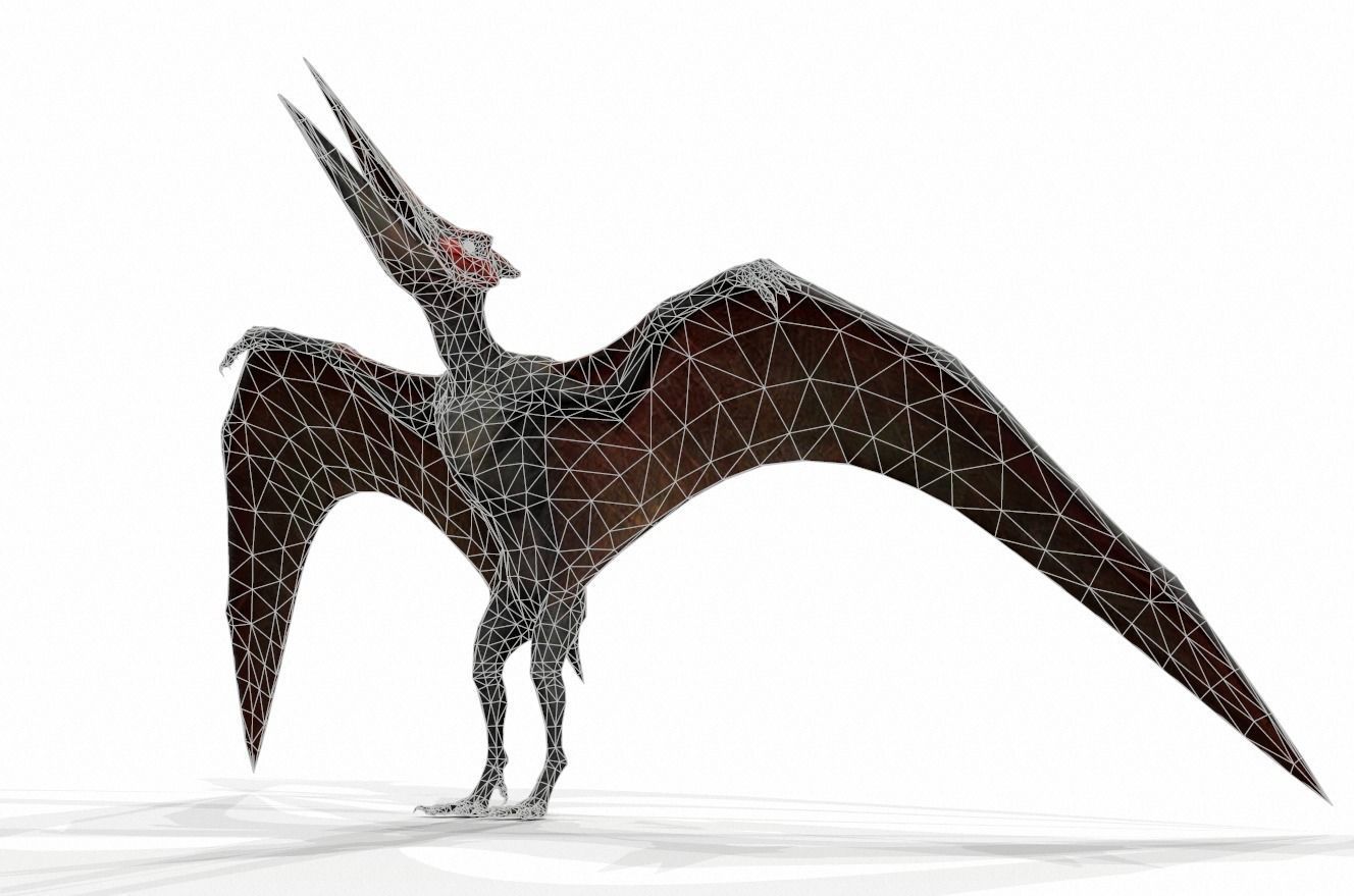 Dinosaur 111 Low-poly 3D model_2