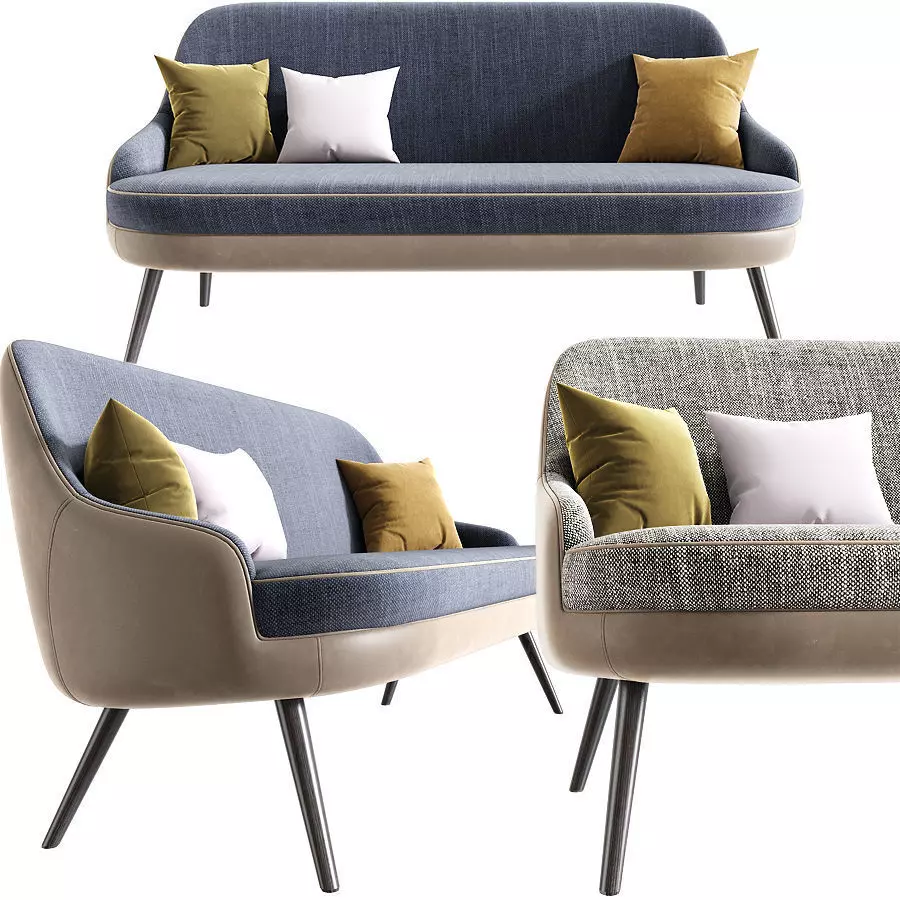 375 Walter Knoll Sofa 3D model