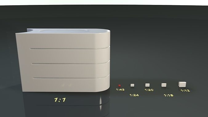 Tecpro Barrier 3D Print 1 is to 43 Scale  3D print model