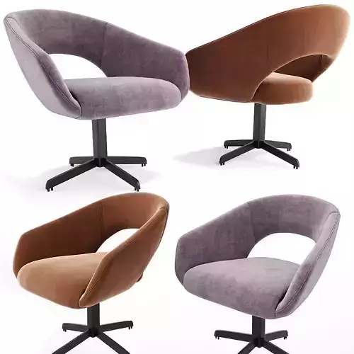 A796 Modern White Leather Leisure Chair