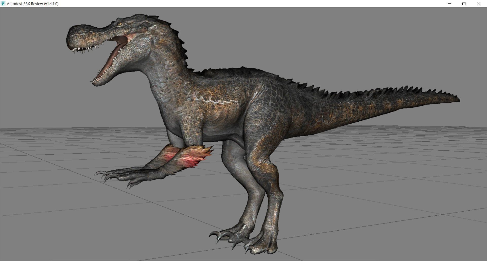 Dinosaur 114 Low-poly 3D model_2